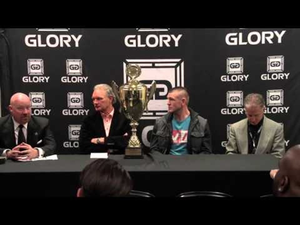 GLORY 27 Chicago Press Conference with Dustin Jacoby video Dailymotion
