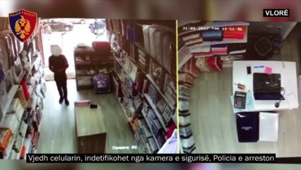 Video/Vodhi telefonin e shitëses, pranga 23-vjeçarit