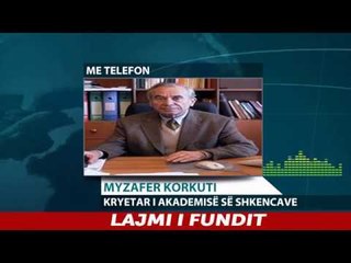Report TV - Myzafer Korkuti: Amaneti i fundit i Dritëroit!