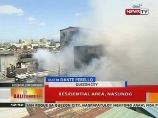 BT: Residential area, nasunog