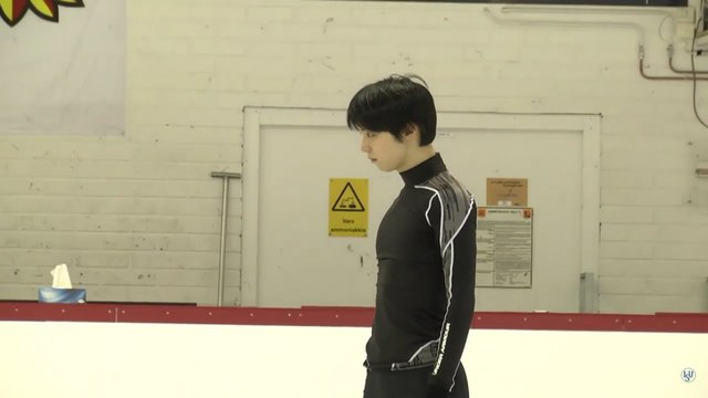 Yuzuru Hanyu 2017 WC practice FS run through