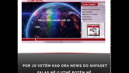 Sinjali i RTV Ora News tani falas kudo në Shqipëri dhe në të gjithë botën