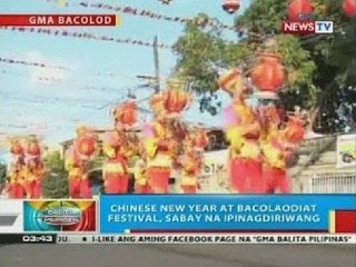 BP: Chinese New Year at Bacolaodiat Festival, sabay na ipinagdiriwang sa Bacolod City
