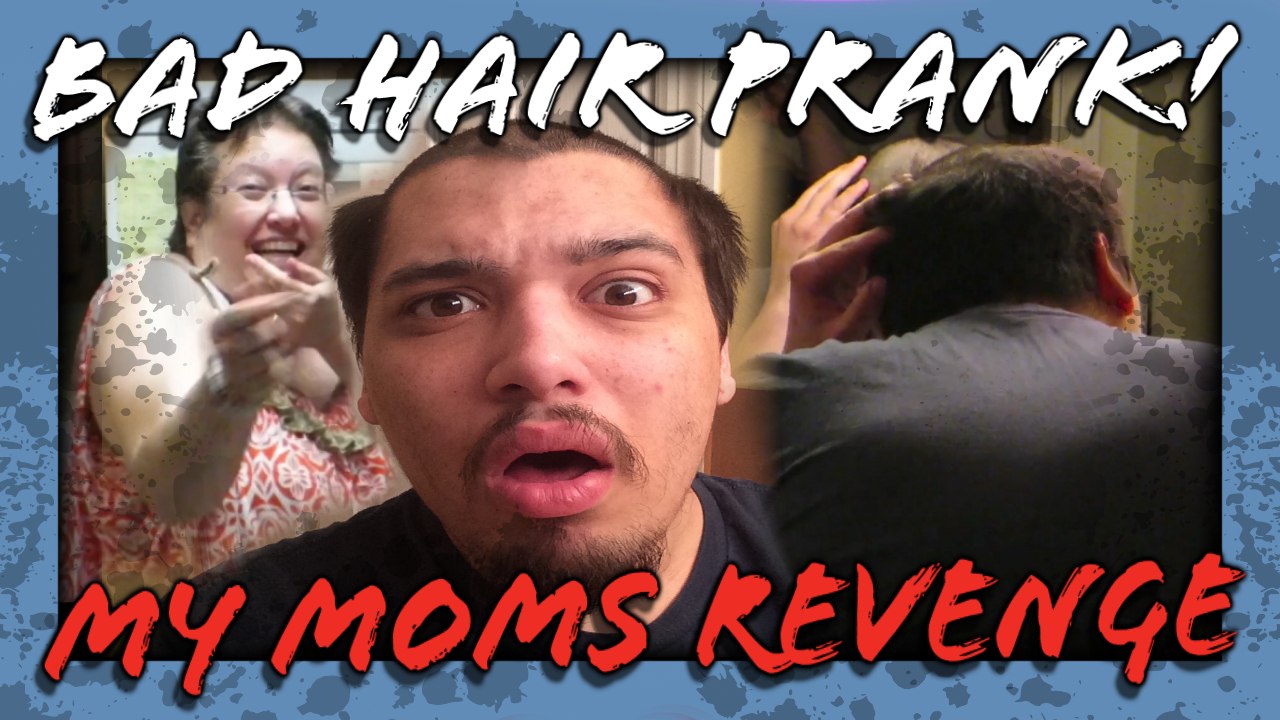 The Bad Haircut Prank! (My Moms Revenge) If I Don't Upload This She Won't Finish Cutting My Hair!