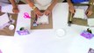 Coasters  _  Paper Napkin Decoupage  _  DIY Gift Idea for Ki