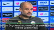 Guardiola lauds Aguero and Sanchez