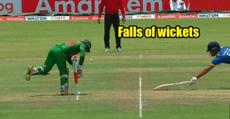 Falls of wickets Srilanka (3rd ODI)