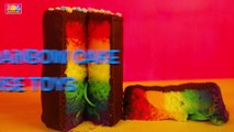 Play Doh Rainbow Cake Surprise _ Spiderzen, Angry Birds & Shopkins Surpr