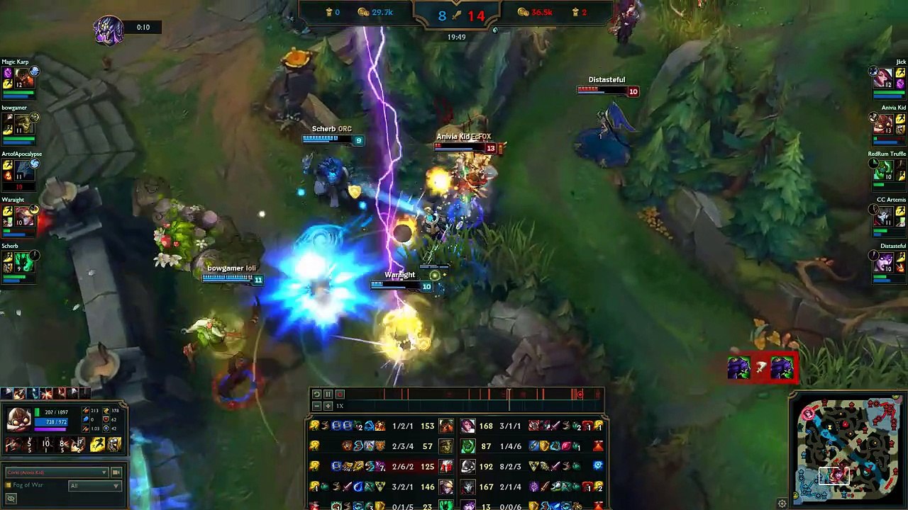 FOX Froggen - Corki vs Anivia - NA LOL H - video Dailymotion