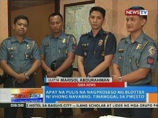 NTG: Apat na pulis na nagproseso ng blotter ni Vhong Navarro, tinaggal sa pwesto