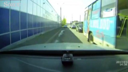 Dikkatsiz kadın canından oluyordu