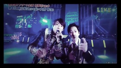 東山紀之＆大野智「日本よいとこ摩訶不思議」初夢2ショット　ジャニーズカウントダウン