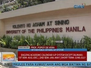UB: Panayam kay Prof. Popoy De Vera, VP for Public Affairs, UP system