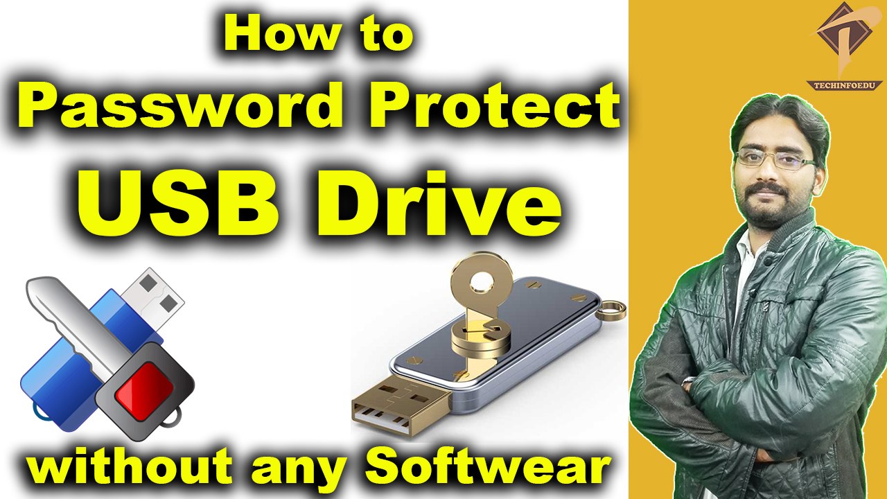 How to Password Protect USB Drive without any Softwear Detail Explaiened