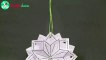 3D Snowflake DIY Tutorial - ake 3D Paper Snowflakes for homemade