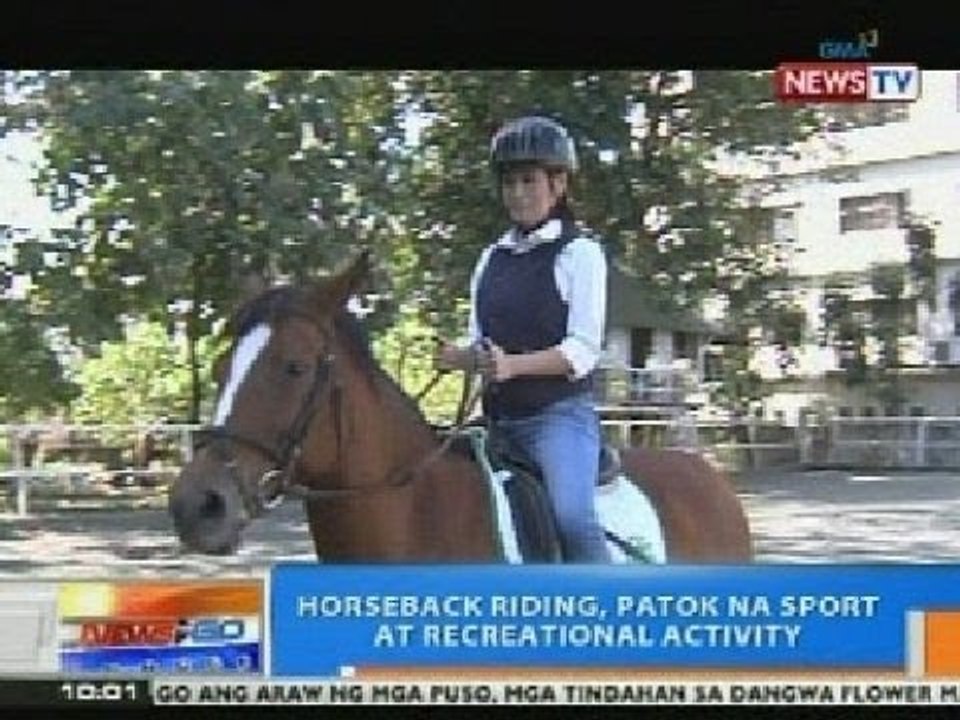 NTG: Horseback riding, patok na sport at recreational activity