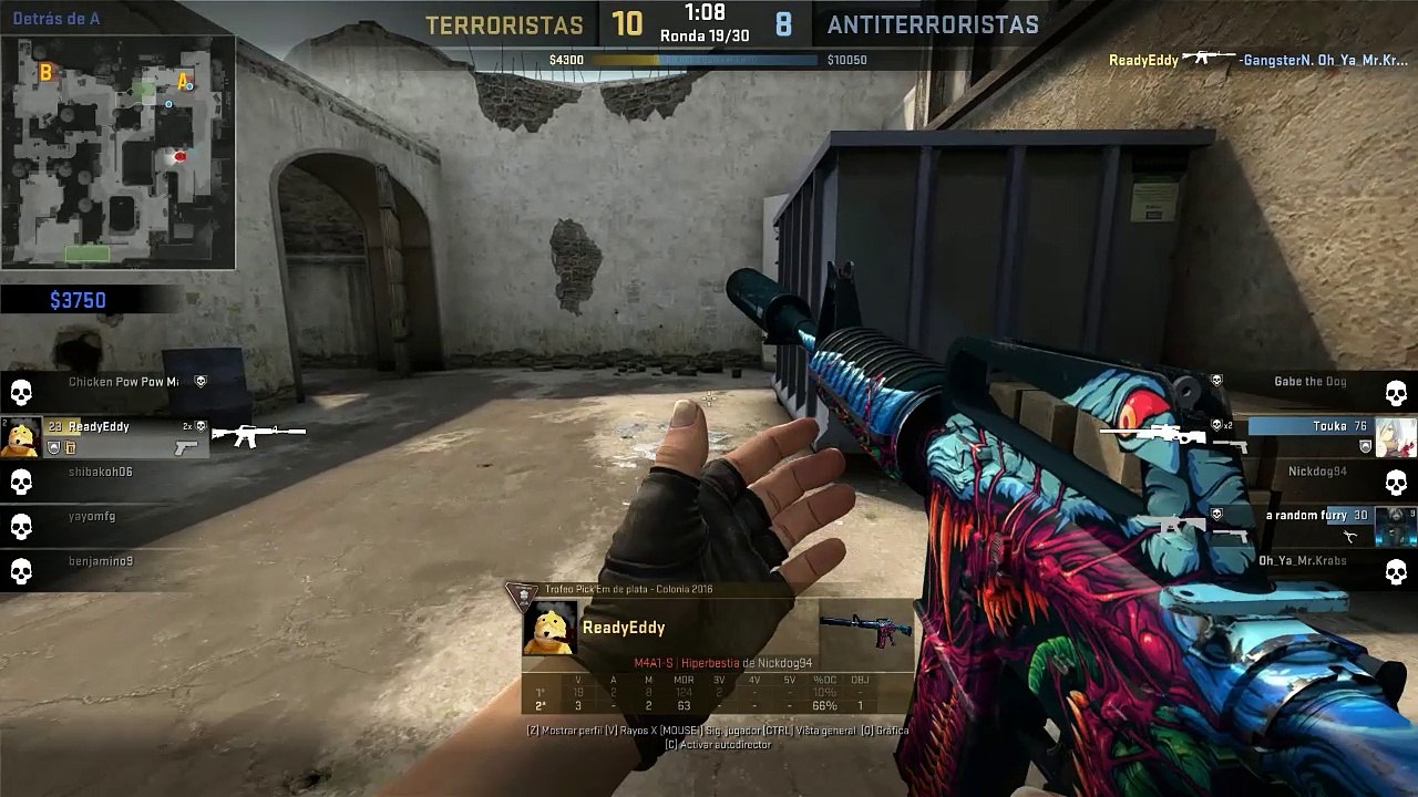 Clutch en Dust 2 - Counter-Strike: GO