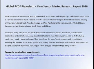 Global PVDF Piezoelectric Firm Sensor Market Research Report 2016