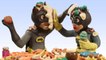 Batman Challenge Eat it or Wear it Food Fight Batwoman Superheroes Stop Motion Comics