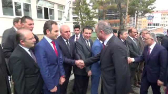 Maliye Bakanı Ağbal ile Bilim Sanayi ve Teknoloji Bakanı Özlü, Bayburt'ta