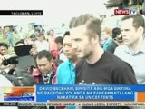 NTG: David Beckham, binisita ang mga biktima ng Bagyong Yolanda