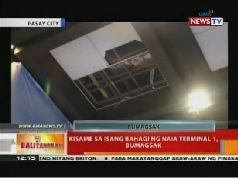 BT: Kisame sa isang bahagi ng NAIA Terminal 1, bumagsak