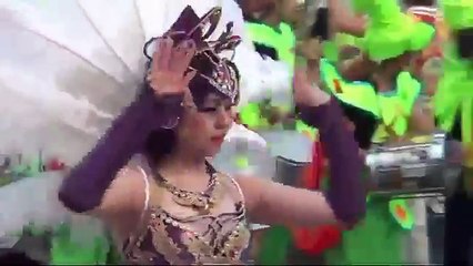 はむら夏まつり2016 女子大生サンバパレードに観客は大興奮！！ ICUラムズ パレード編2016 07 30