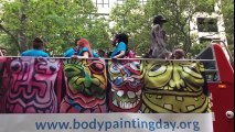 毎年恒例のボディ塗装日2016世界ボディーペインティングフェスティバルニューヨーク2016
