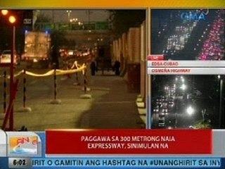 UB: Paggawa sa 300 metrong NAIA Expressway, sinimulan na