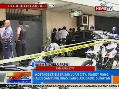 NTG: Hostage crisis sa San Juan City, inabot nang halos 10 oras
