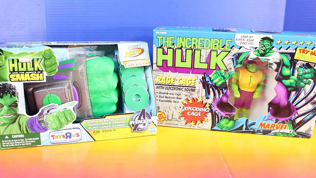 The Incredible Hulk Smash Gama Blaster And Hulk Rage Cage With Mr. Freeze Solomon Grundy-MFGblLUG5wI