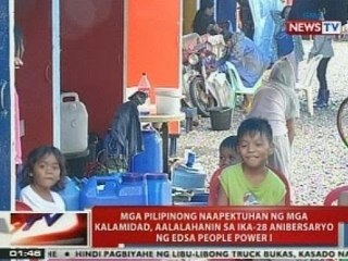 Mga Pilipinong naapektuhan ng mga kalamidad, aalalahanin sa anibersaryo ng Edsa People Power I