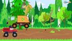 Dibujos animados para niños el Camión y el Camión Volquete en Español