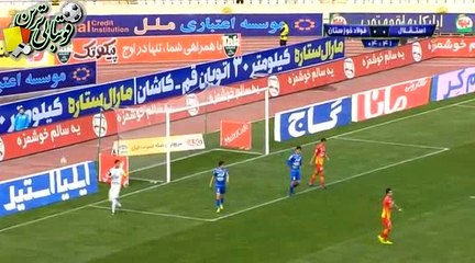 خلاصه بازی استقلال و فولادخوزستان