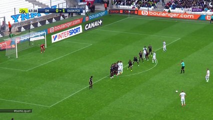 Dimitri Payet Super Free-Kick Goal Marseille 1-1 Dijon  HD -  01.04.2017