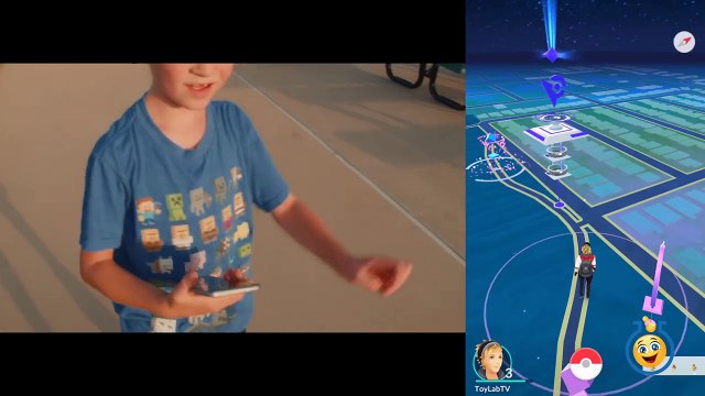 POKEMON GO In real Life Family Fun Adventure Catching Pokemon at Pokestop Egg Let's Play Kids Video-Hduzba7irXQ