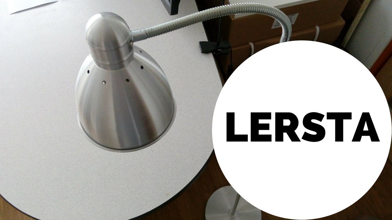 IKEA's LERSTA Aluminum Floor/Reading Lamp Assembly