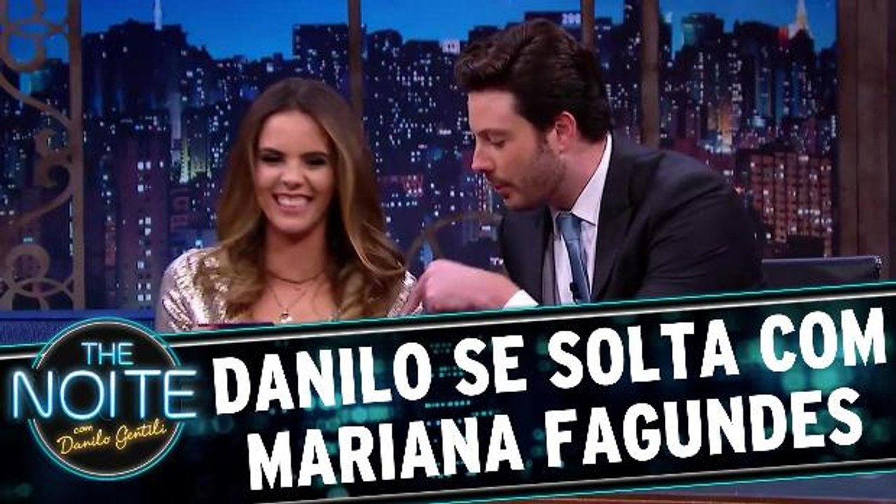 Danilo se solta com Mariana Fagundes