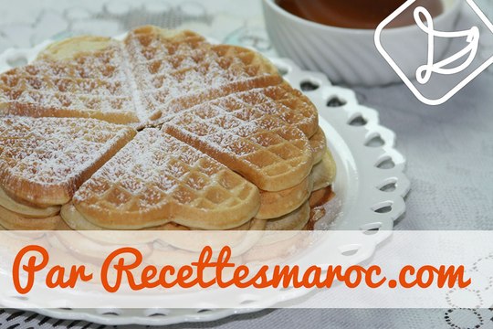 Gaufres Maison - Homemade Waffles - فطائر الكوفر الذيذة