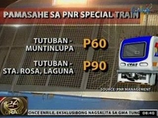 24 Oras: Special train ng PNR, umarangkada na; target magka-biyahe sa Bicol