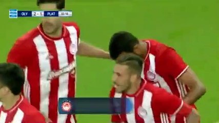 2-1 Το γκολ του Αλέξις Ρομαό - Ολυμπιακός 2-1 Πλατανιάς - 01 Απρ 2017