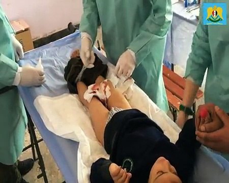 Работа выездной группы российских медиков в Сирии