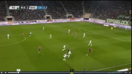 Janko Goal -  St Gallen vs FC Basel  0-2  01.04.2017 (HD)