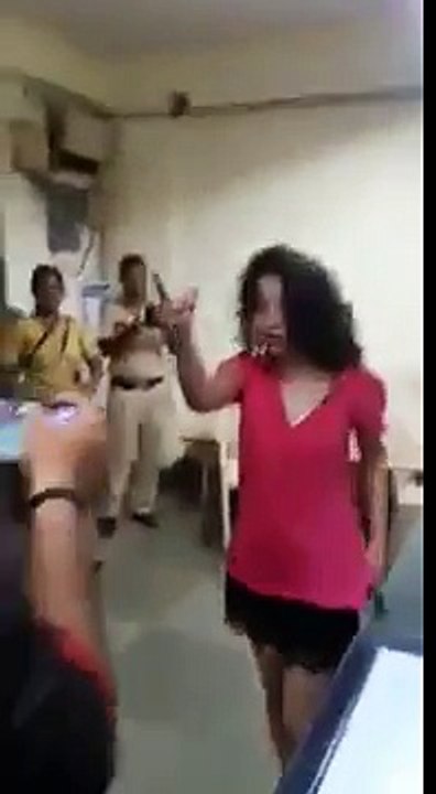 Indian police attack in girls