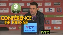 Conférence de presse Gazélec FC Ajaccio - FBBP 01 (2-3) : Jean-Luc VANNUCHI (GFCA) - Hervé DELLA MAGGIORE (BBP) - 2016/2017