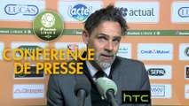 Conférence de presse Stade Lavallois - AC Ajaccio (1-1) : Marco SIMONE (LAVAL) - Olivier PANTALONI (ACA) - 2016/2017