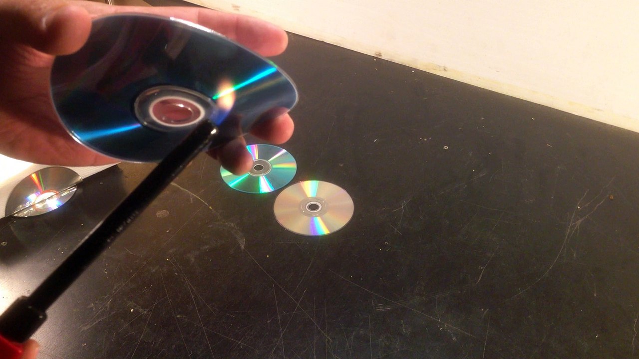 cómo hacer un porta servilleta con cds o dvds