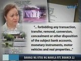 Saksi: Mga pag-aari ni Janet Napoles at pamilya niya, bawal munang galawin batay sa utos ng korte