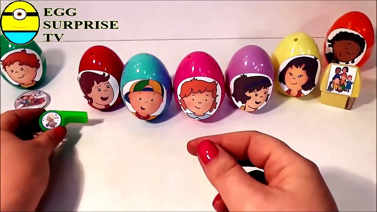 Caillou surprise e se eggs