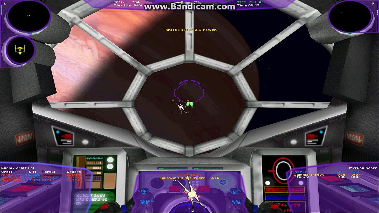 Skirmish: TIE X/5 Booster vs. X-Wings (Star Wars: X-Wing Alliance)